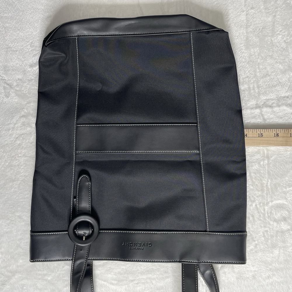 Givenchy Parfums Large Black Tote Bag with Shoulder Strap PVC Blocking - Picture 8 of 8